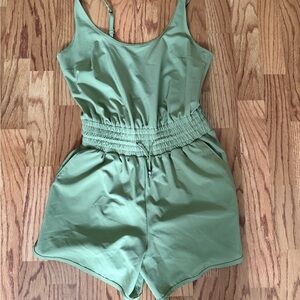 Abercrombie & Fitch Green Romper